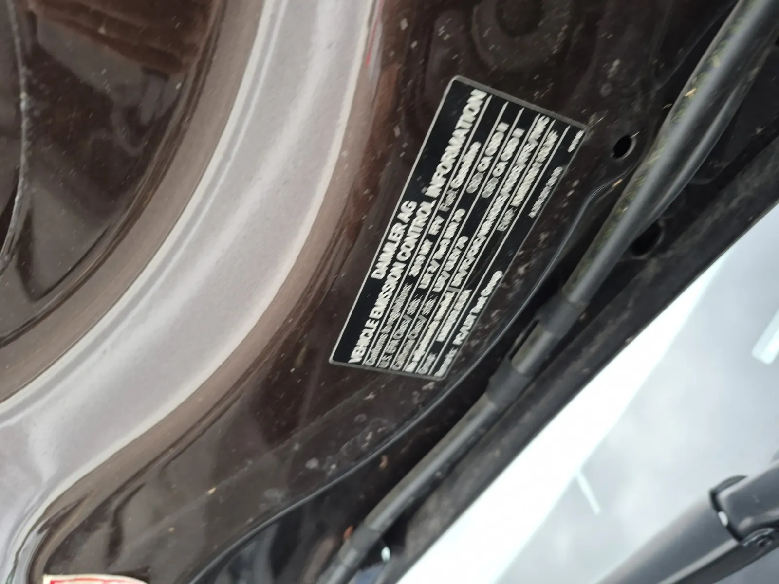 Emission Sticker Photo