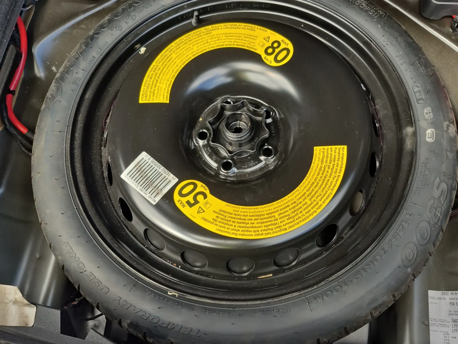 Spare Tire & Wheel Photo