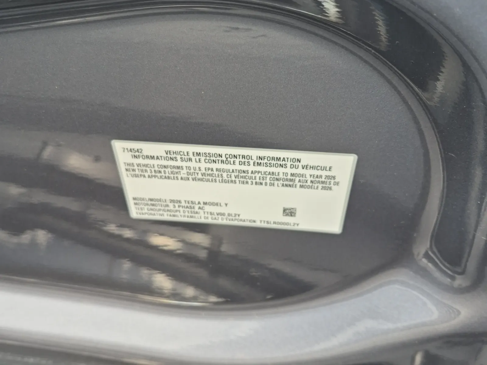 Emission Sticker Photo