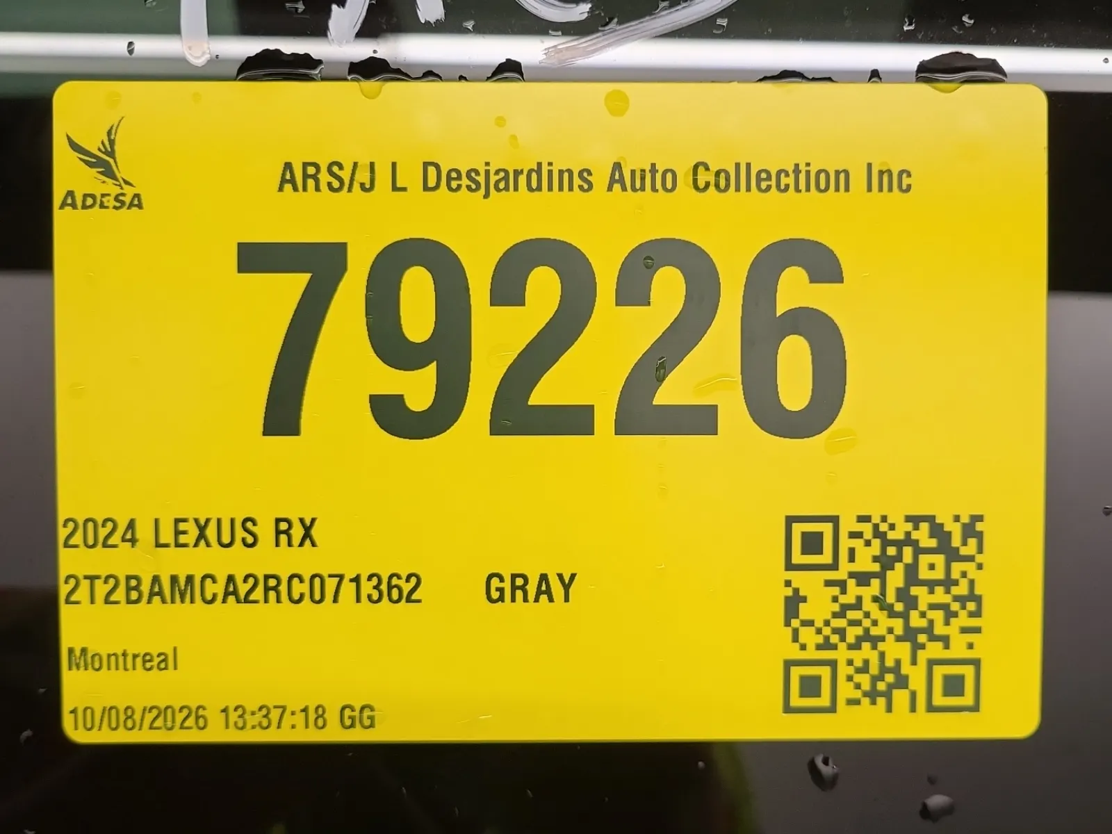 Inventory Label Photo