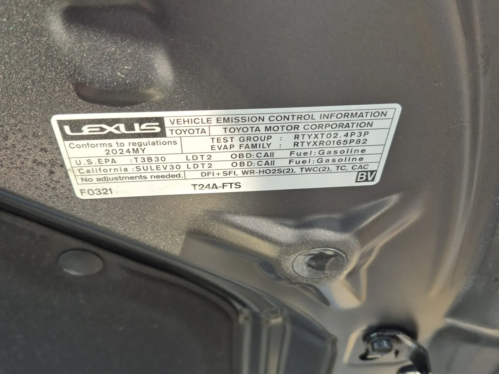 Emission Sticker Photo