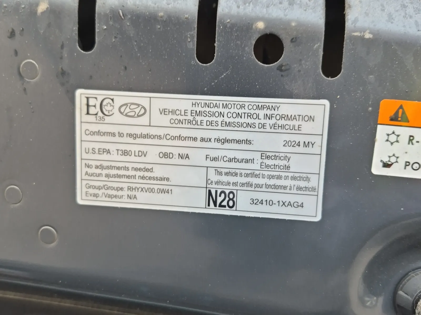 Emission Sticker Photo