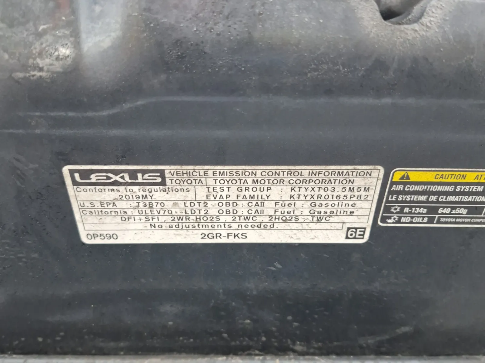 Emission Sticker Photo