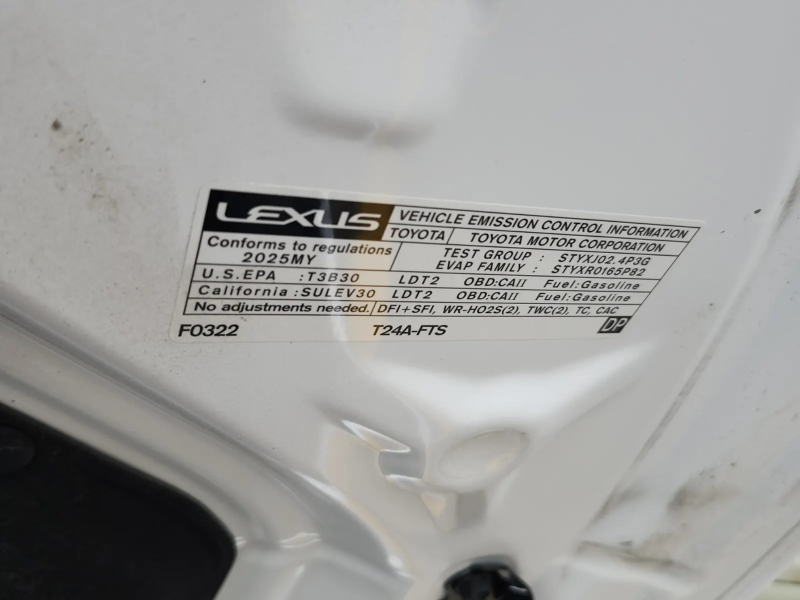 Emission Sticker Photo