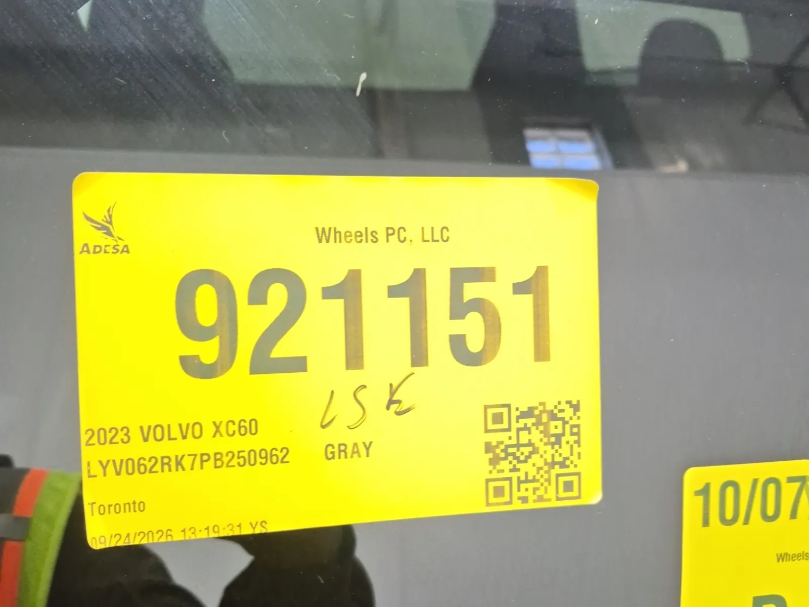 Inventory Label Photo