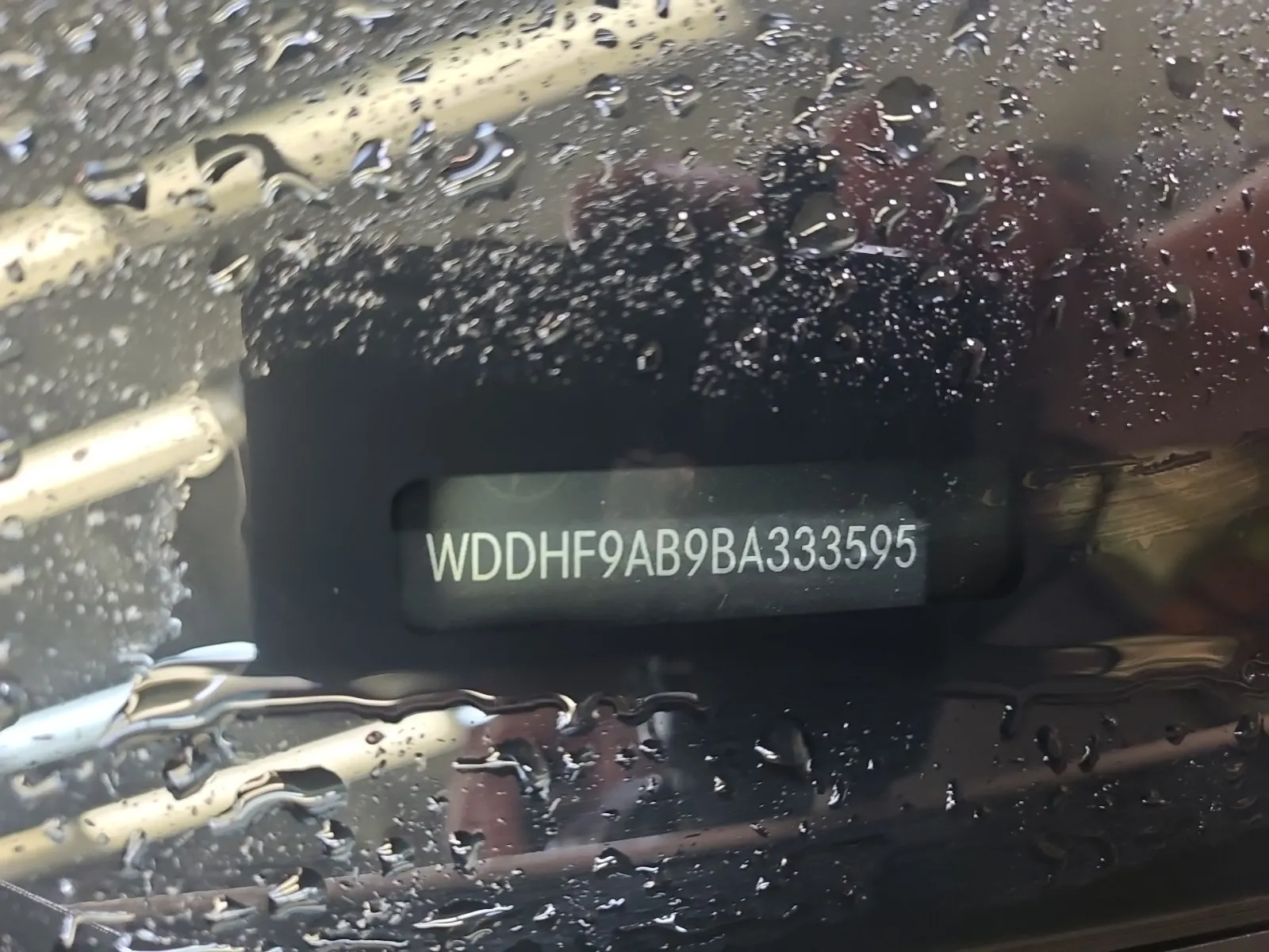 Dash VIN Plate Photo