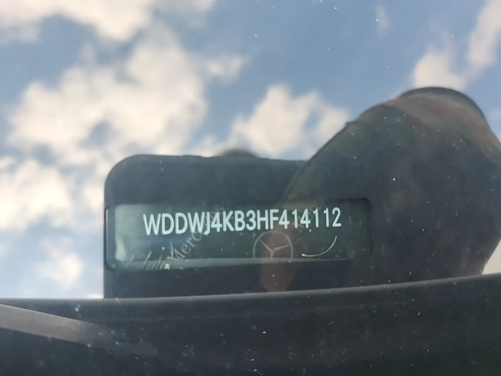 Dash VIN Plate Photo