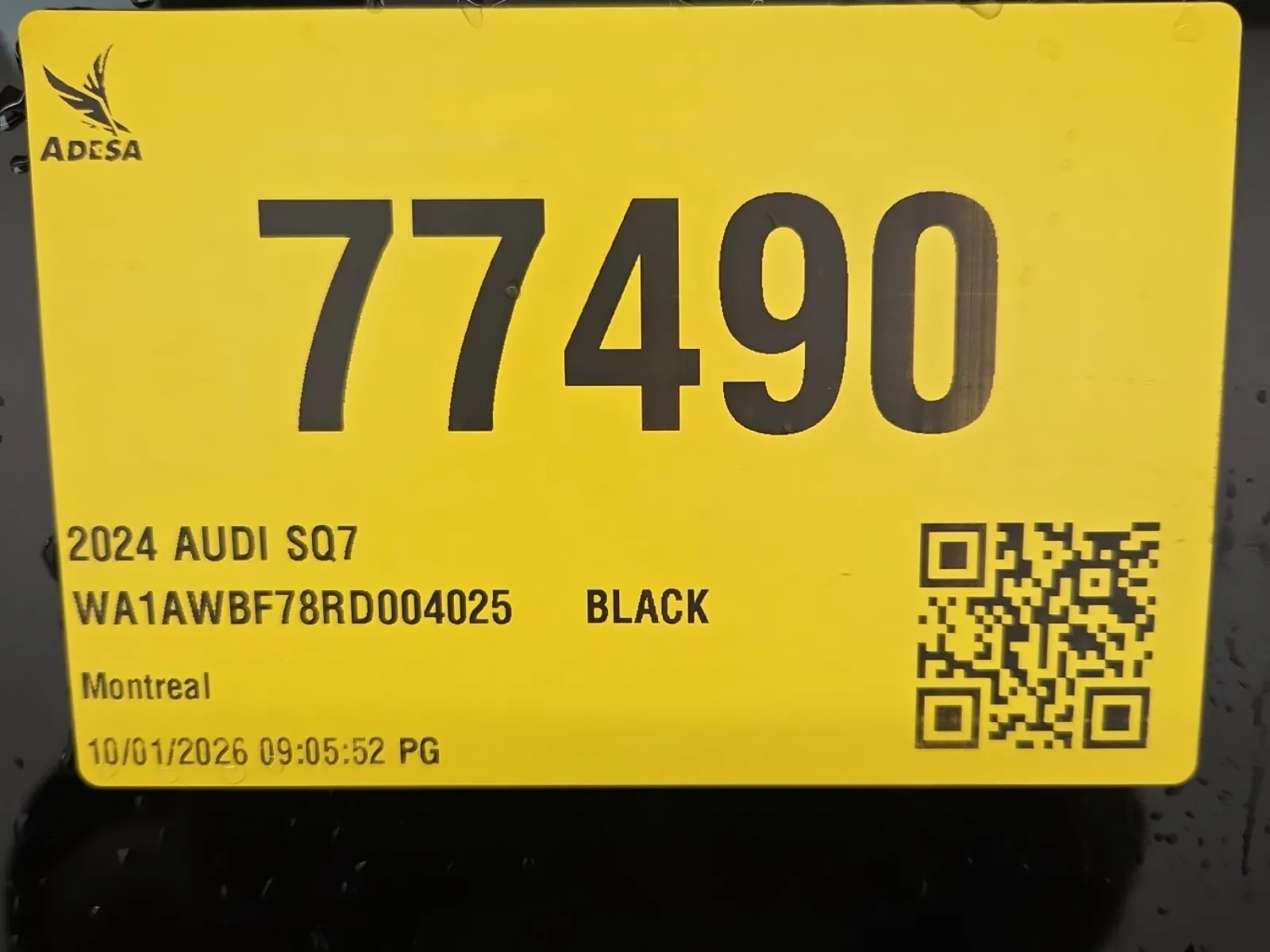 Inventory Label Photo