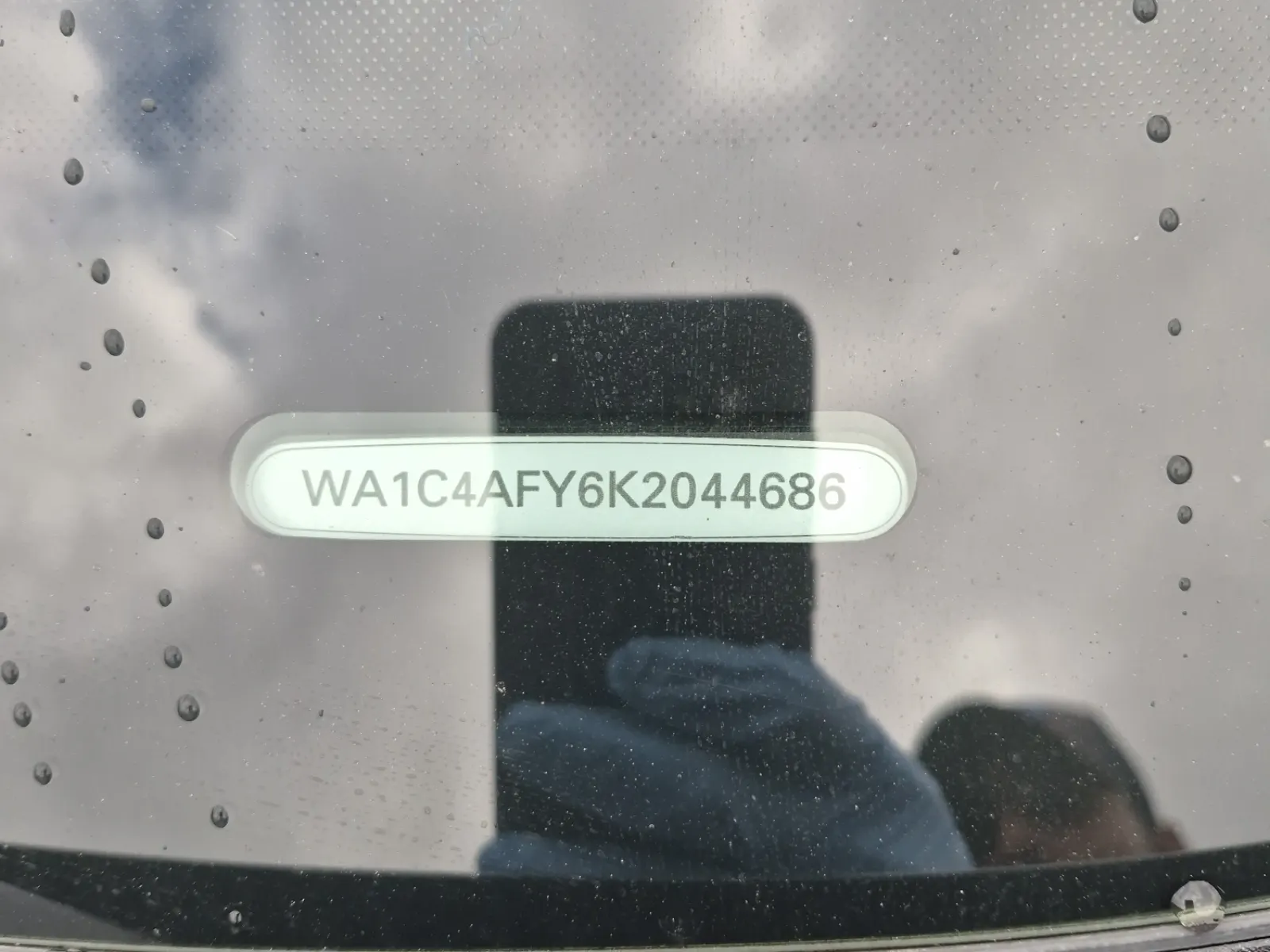 Dash VIN Plate Photo