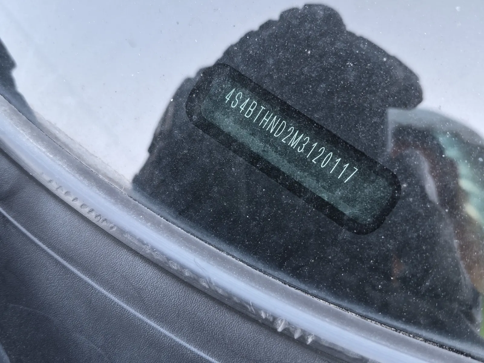 Dash VIN Plate Photo