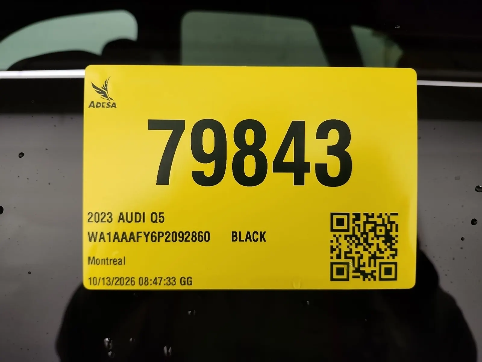 Inventory Label Photo