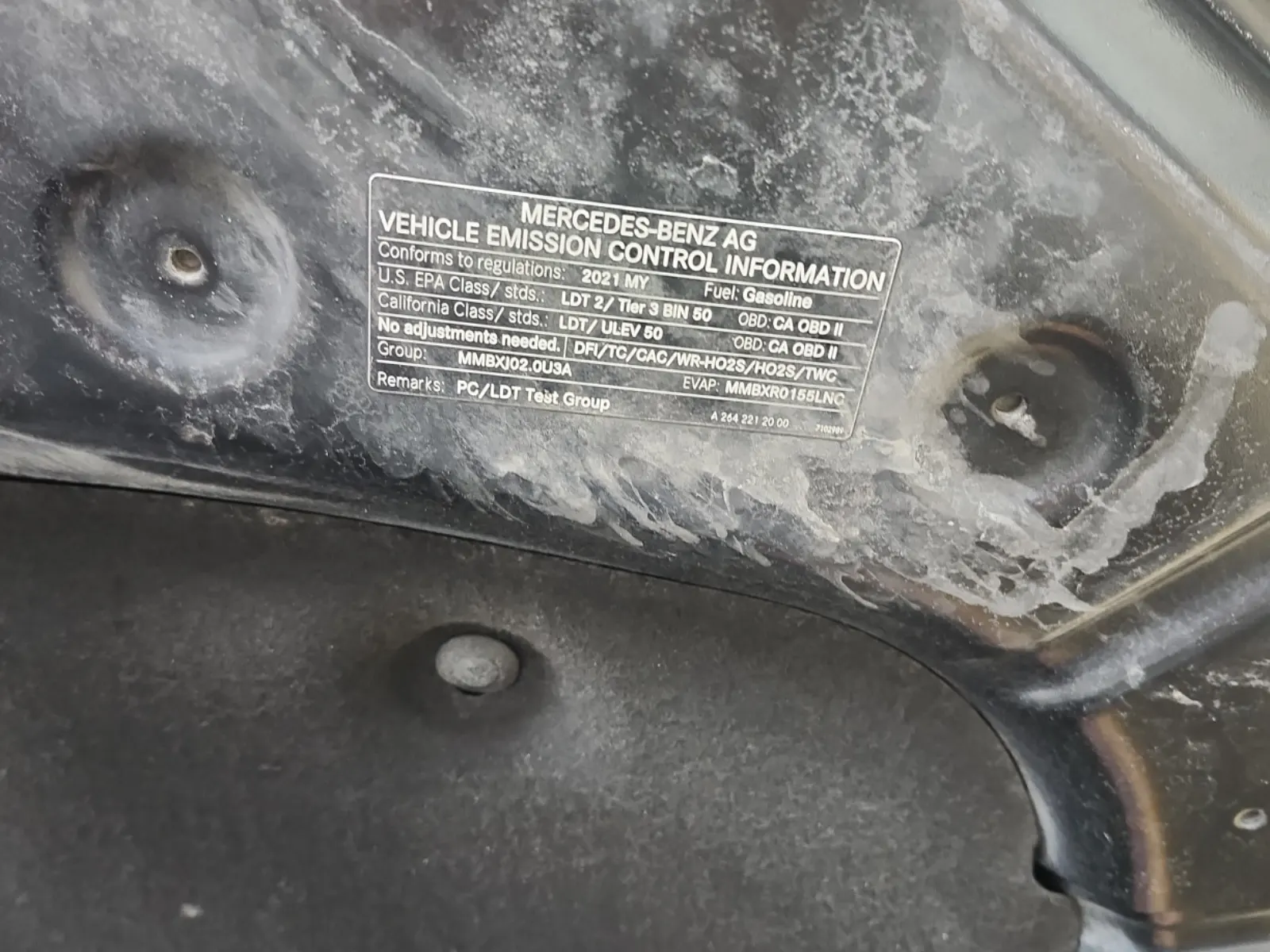 Emission Sticker Photo
