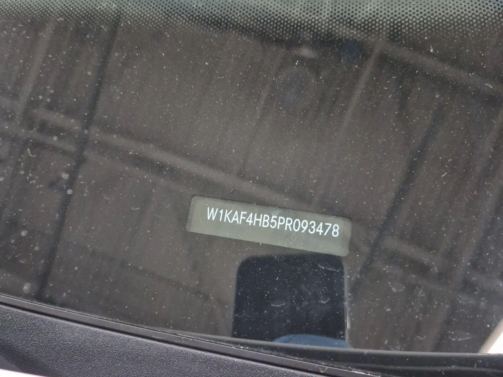 VIN Sticker Photo