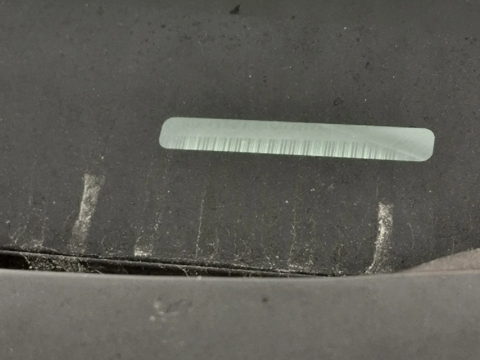 Dash VIN Plate Photo