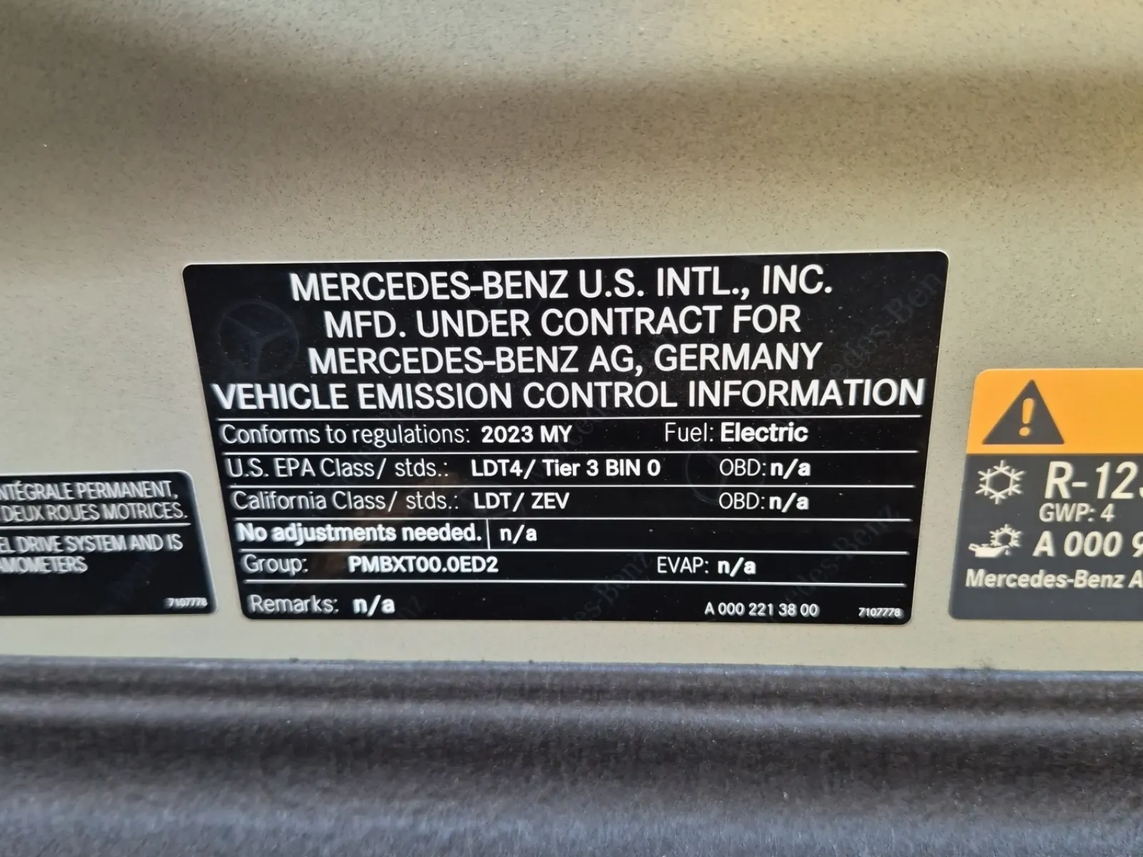 Emission Sticker Photo