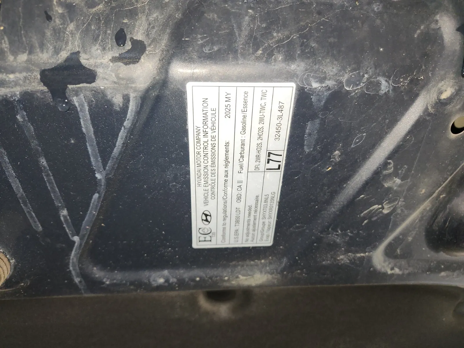 Emission Sticker Photo