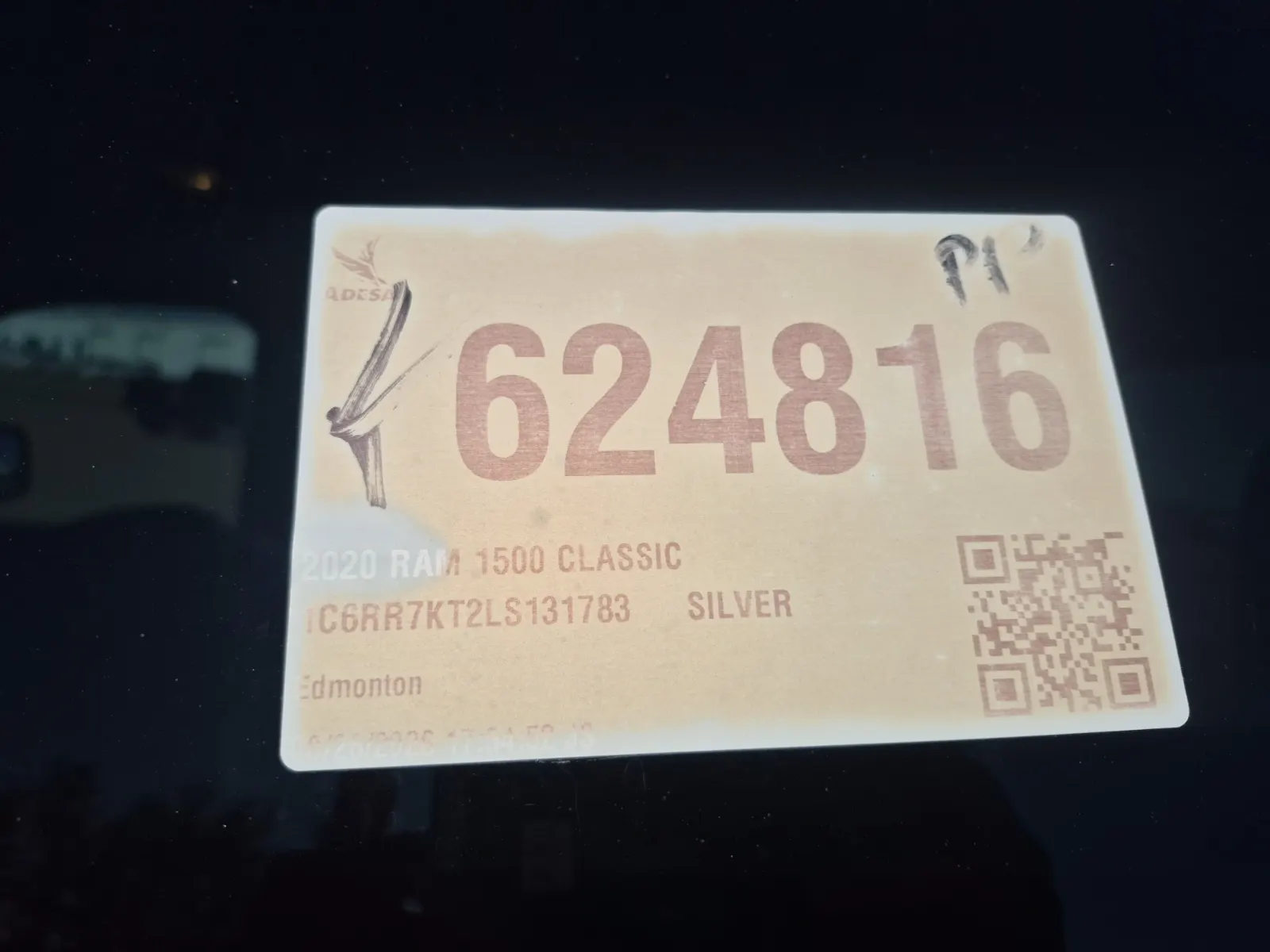 Inventory Label Photo