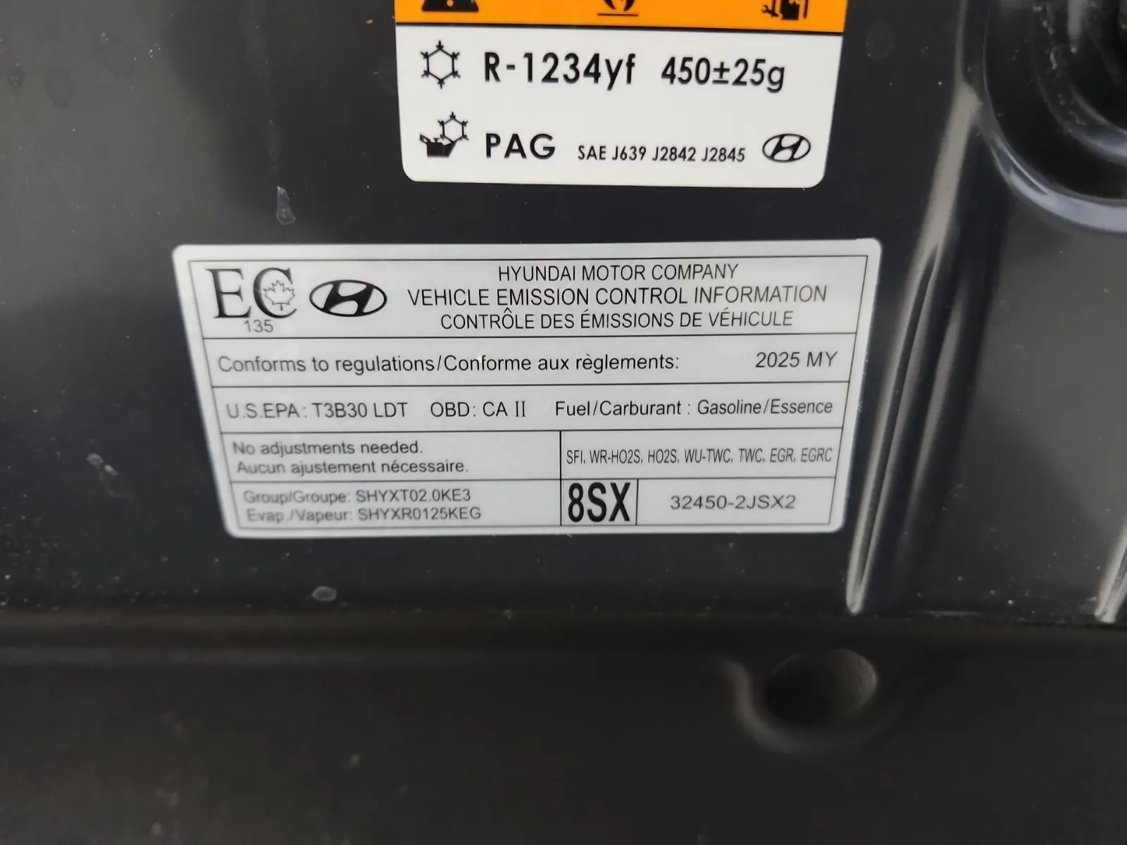Emission Sticker Photo