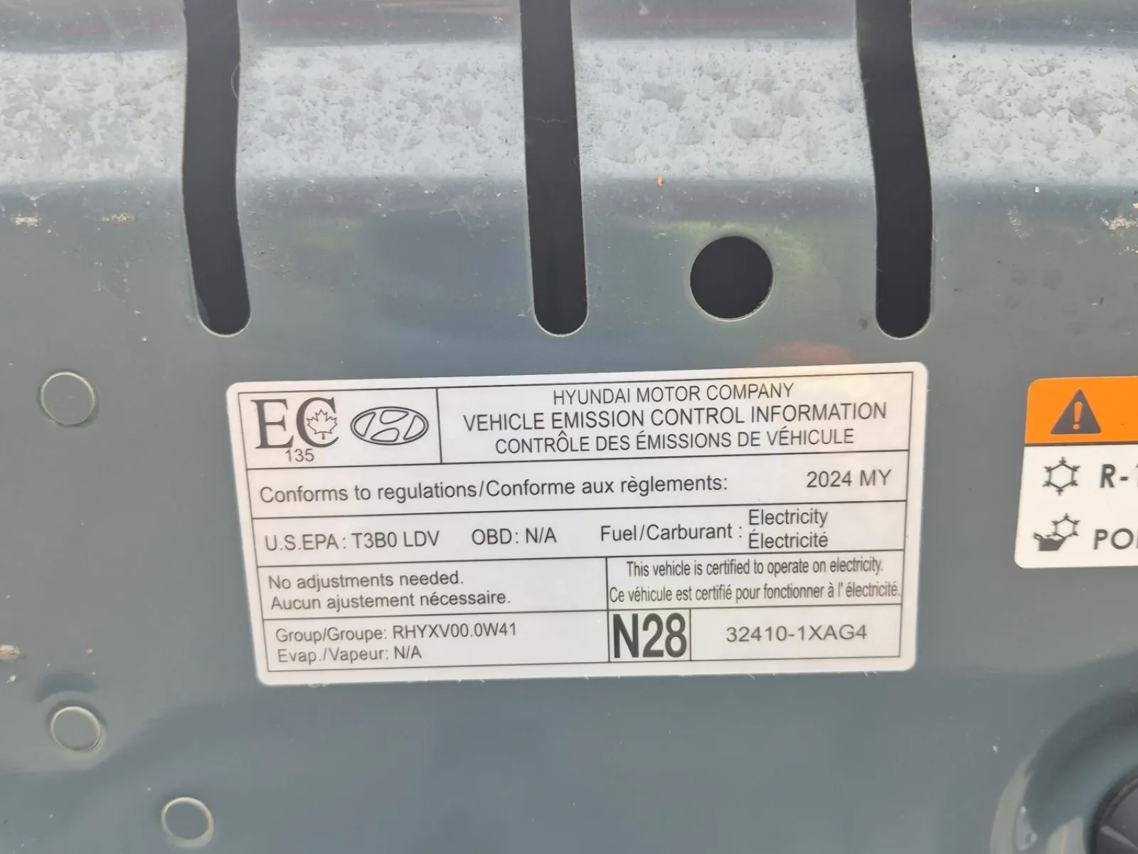 Emission Sticker Photo