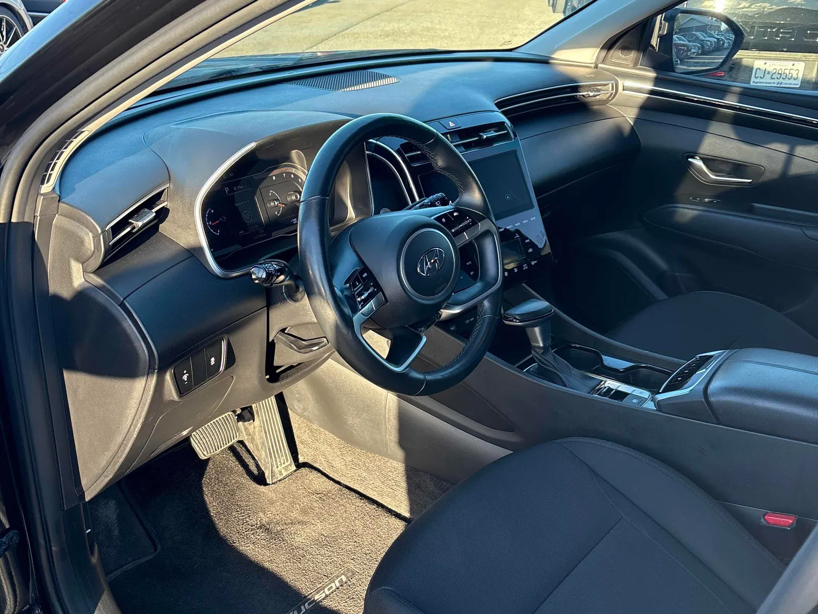 Interior driver side