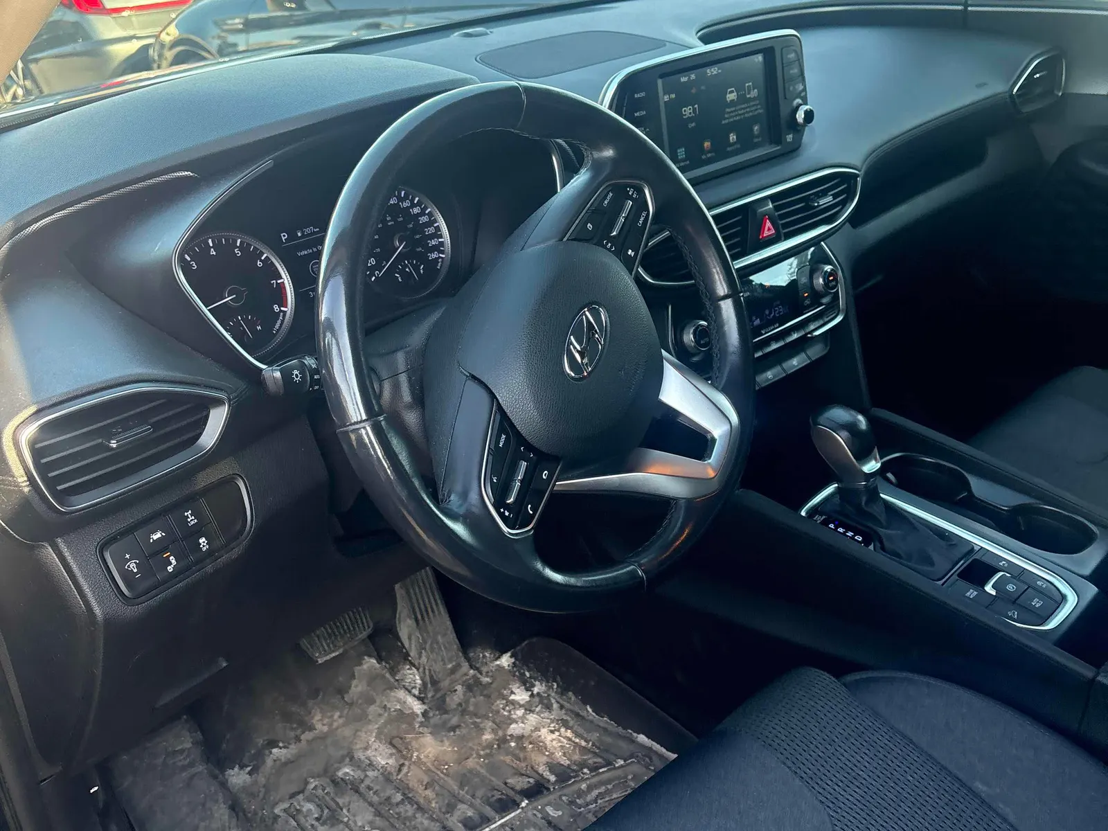 Interior driver side