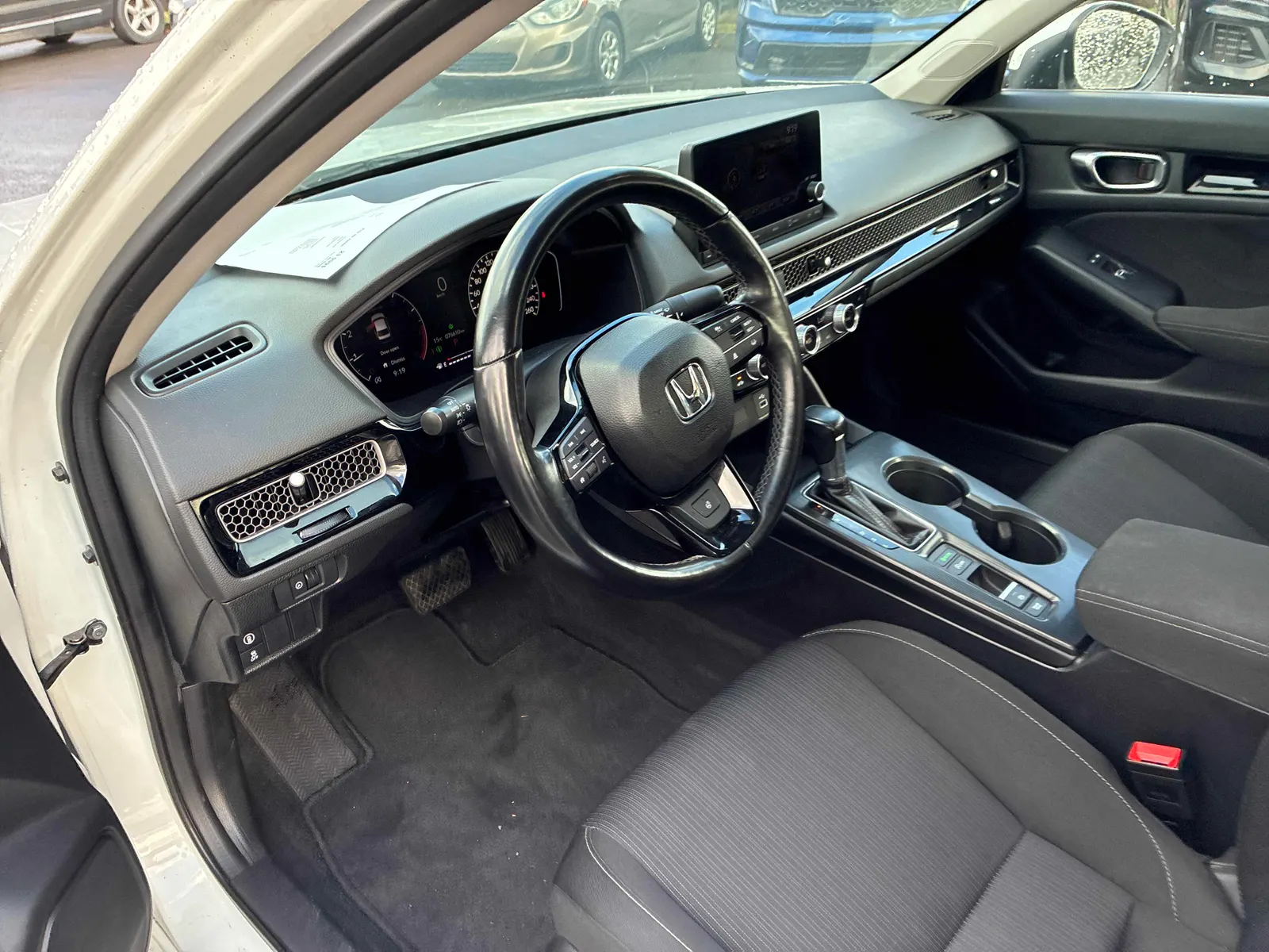 Interior driver side