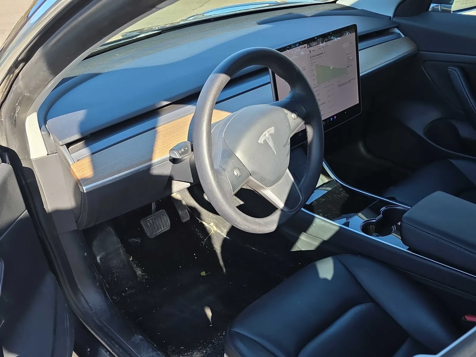 Interior driver side