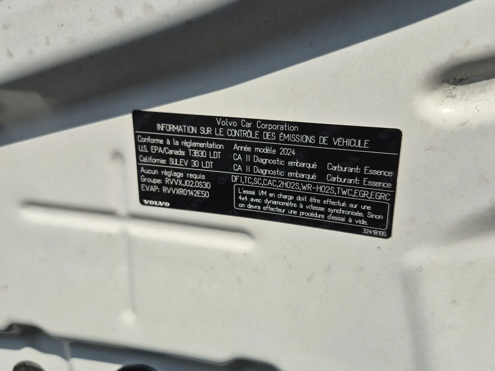 Emission Sticker Photo