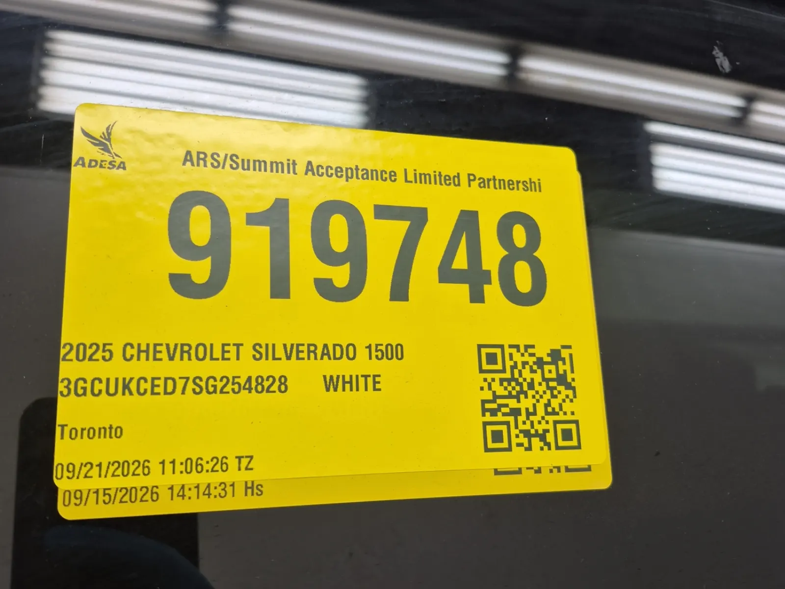 Inventory Label Photo