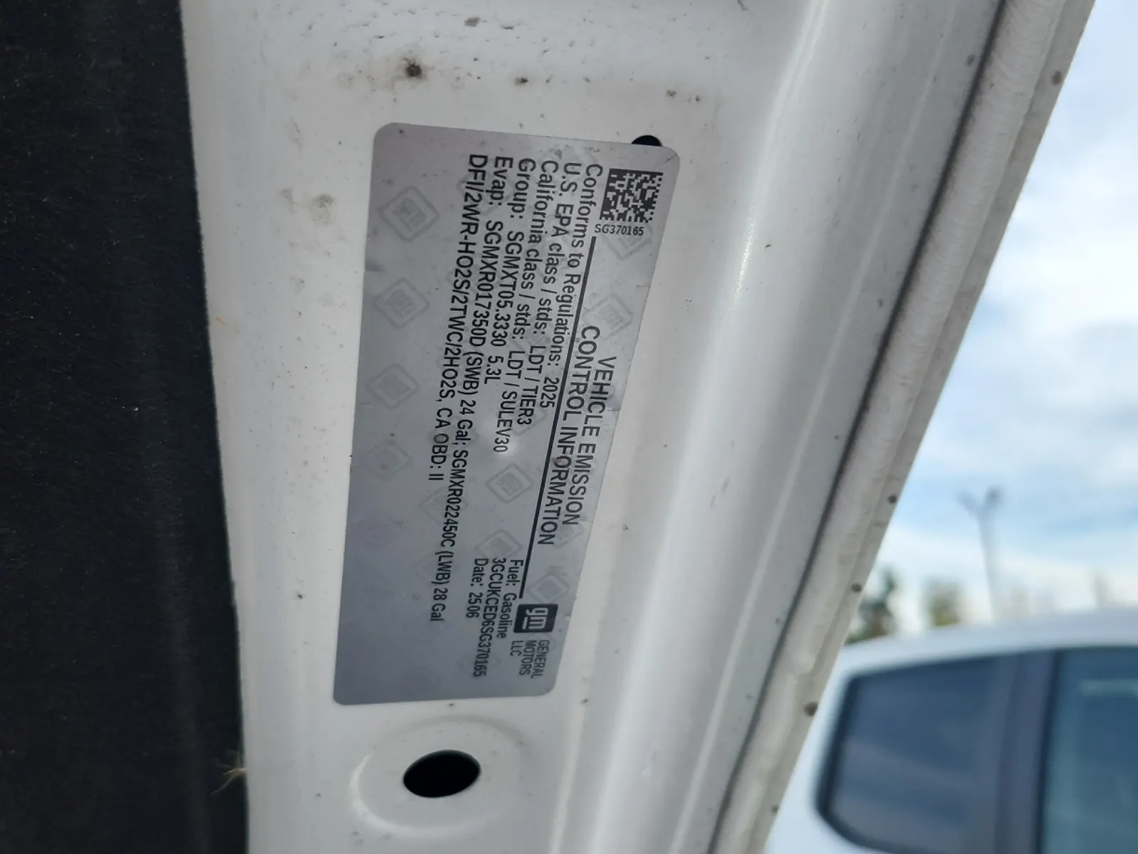Emission Sticker Photo