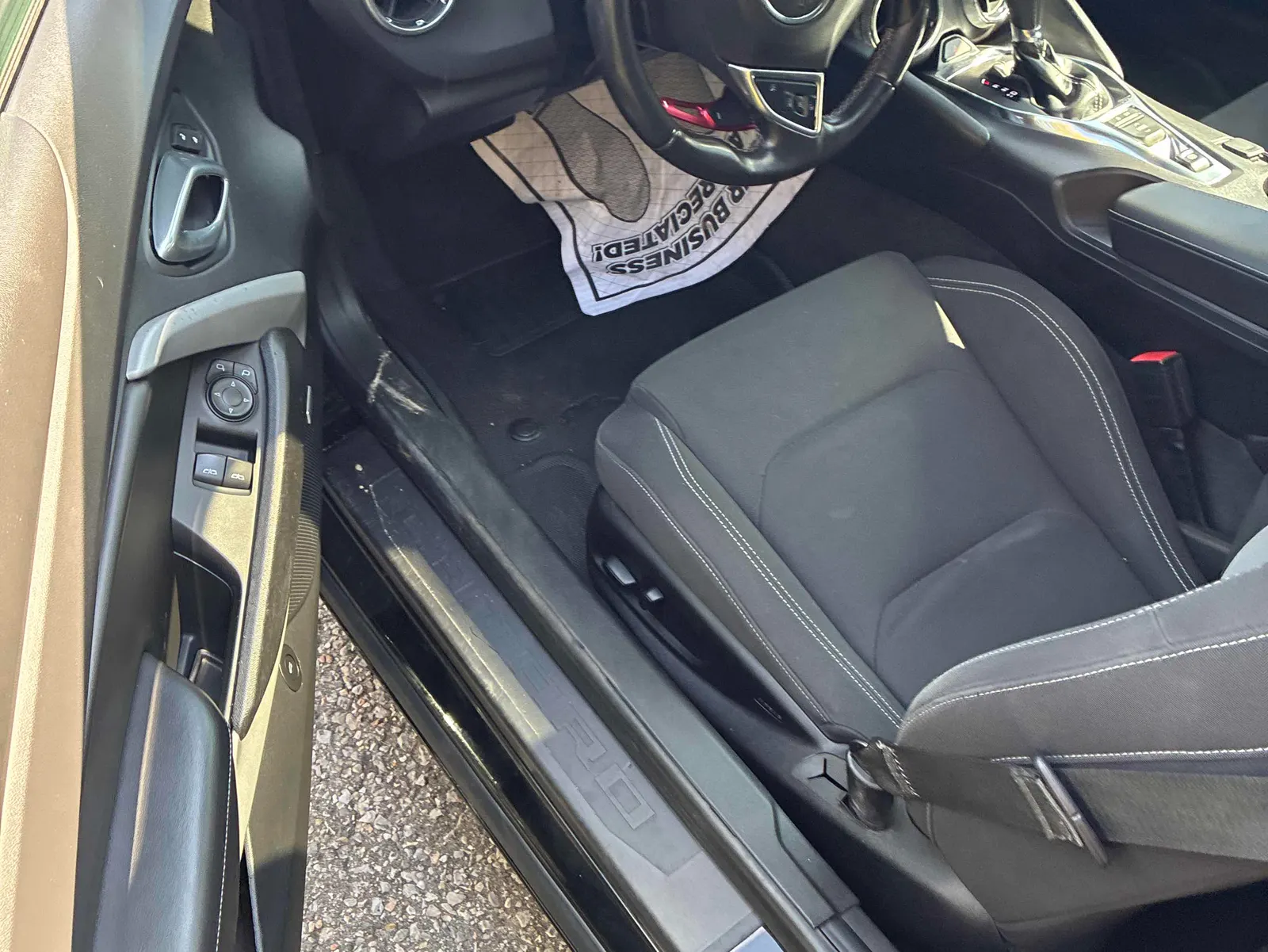 Interior driver side