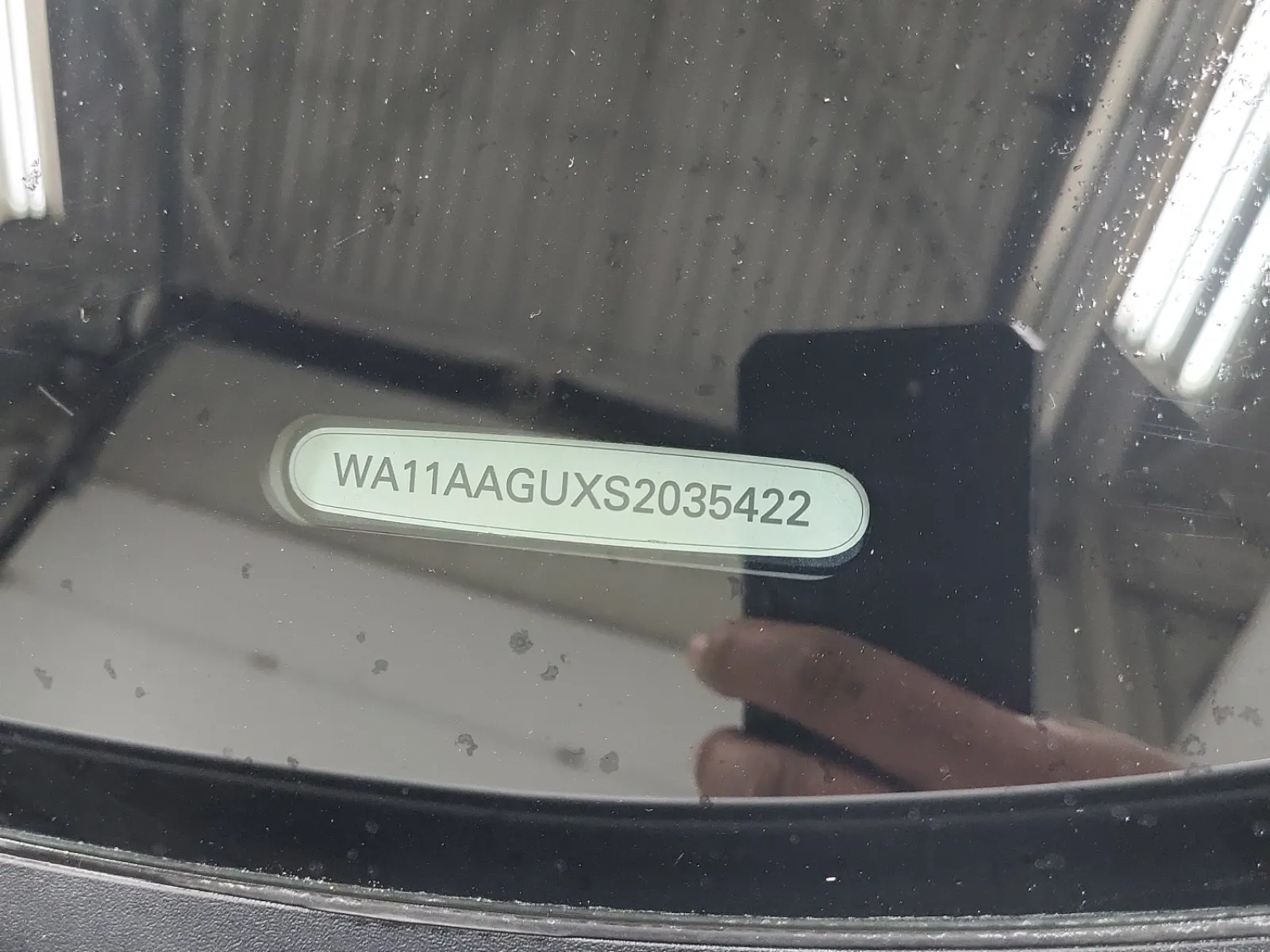 VIN Sticker Photo