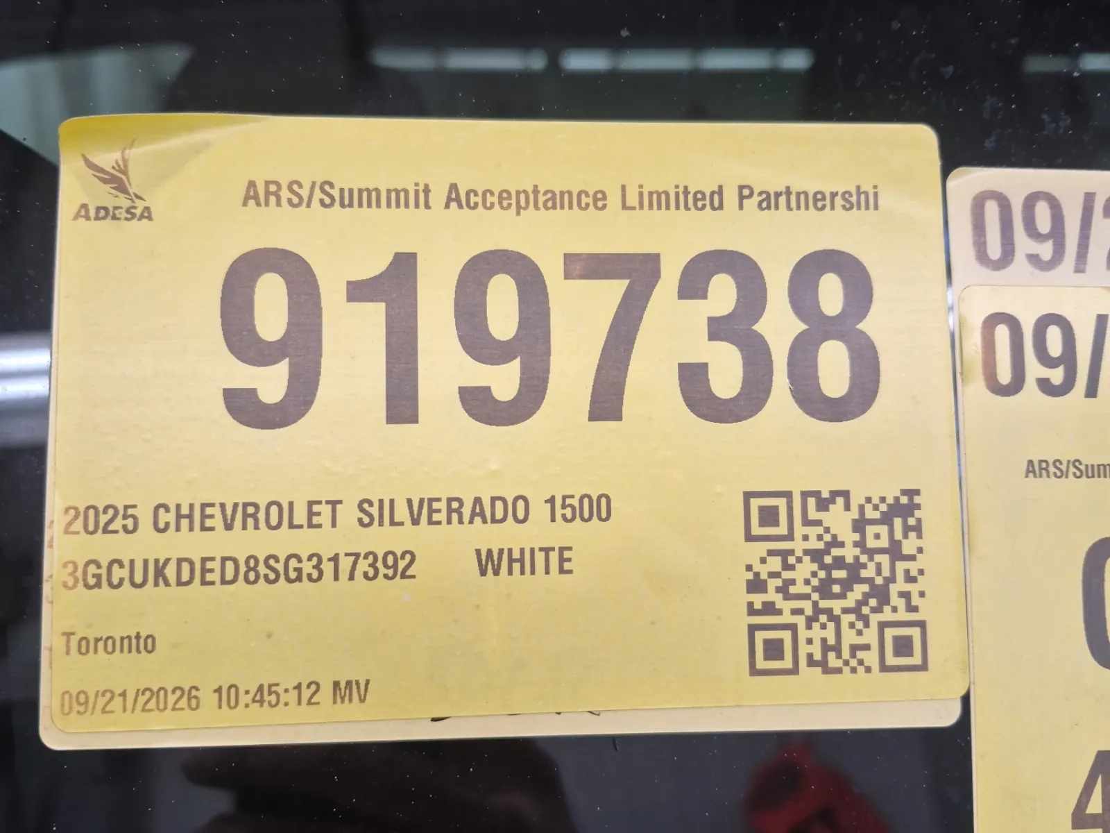 Inventory Label Photo