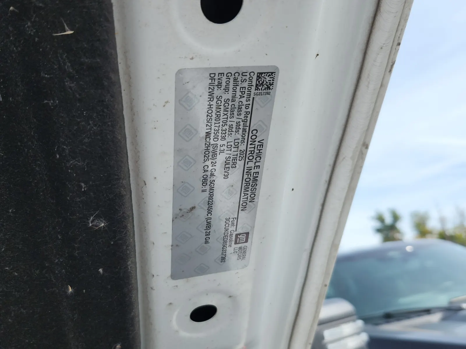 Emission Sticker Photo