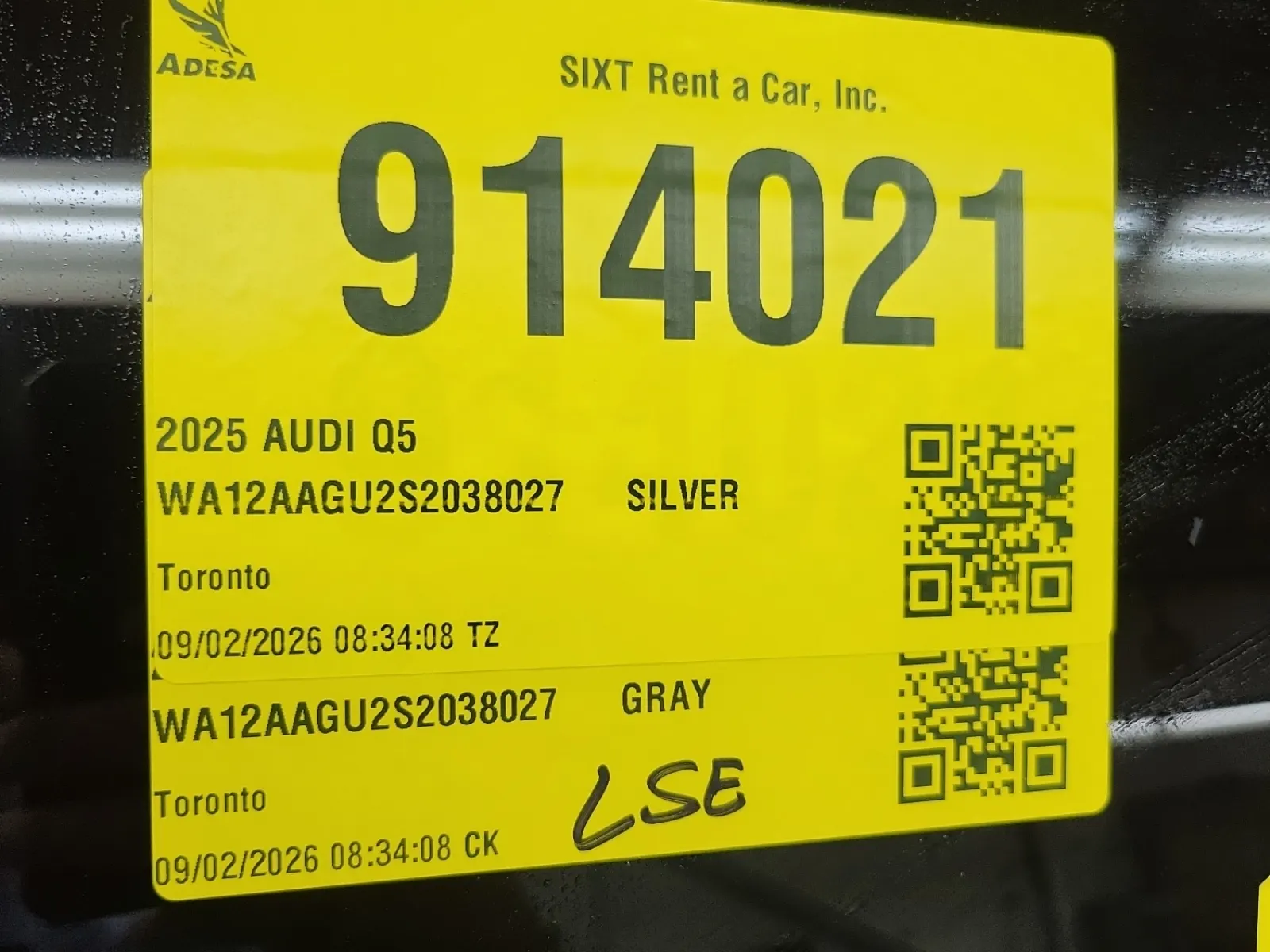 Inventory Label Photo