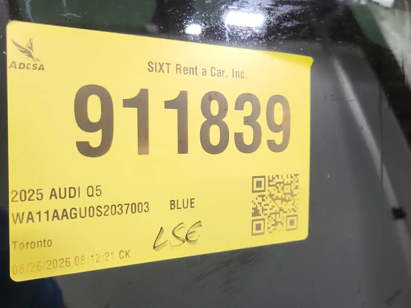 Inventory Label Photo