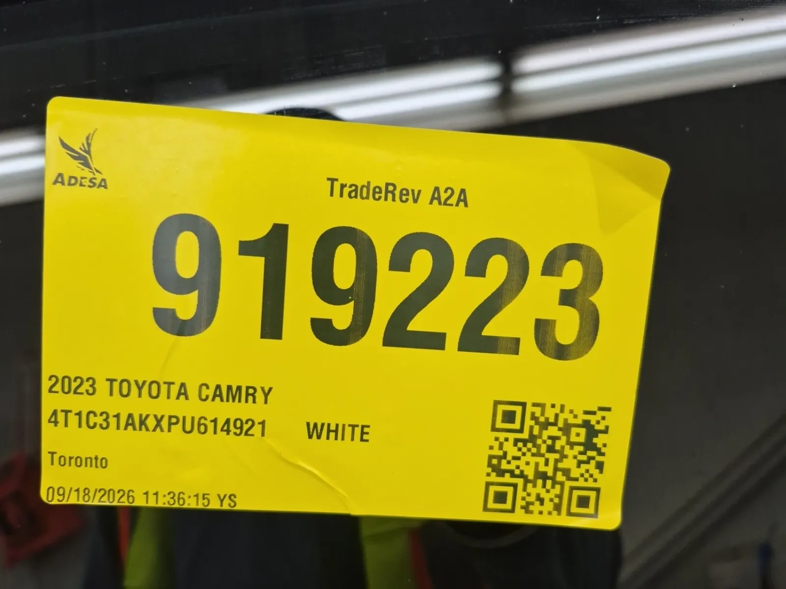 Inventory Label Photo