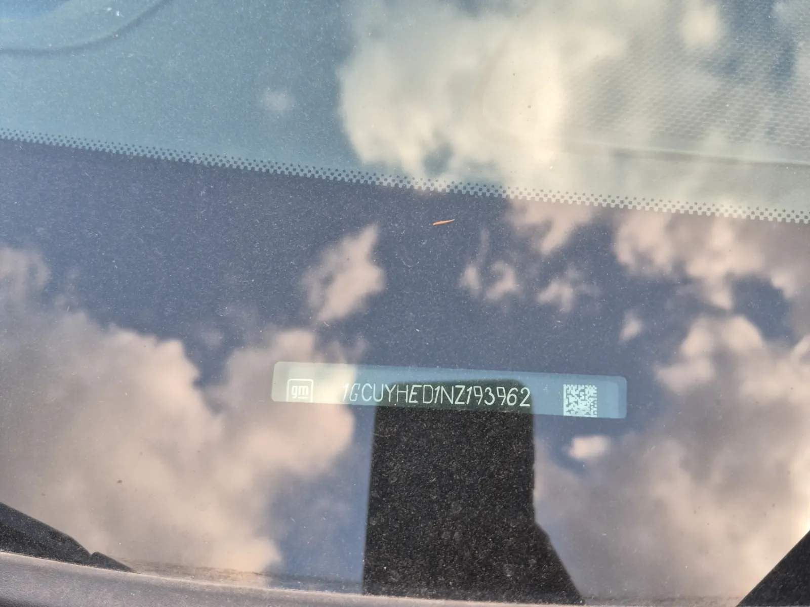 Dash VIN Plate Photo