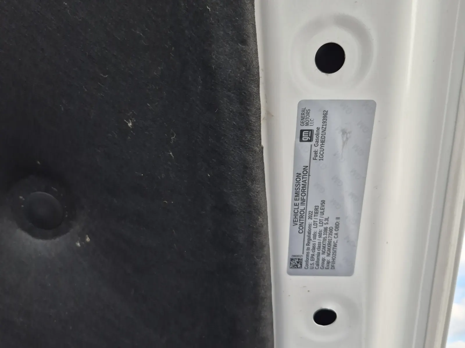 Emission Sticker Photo