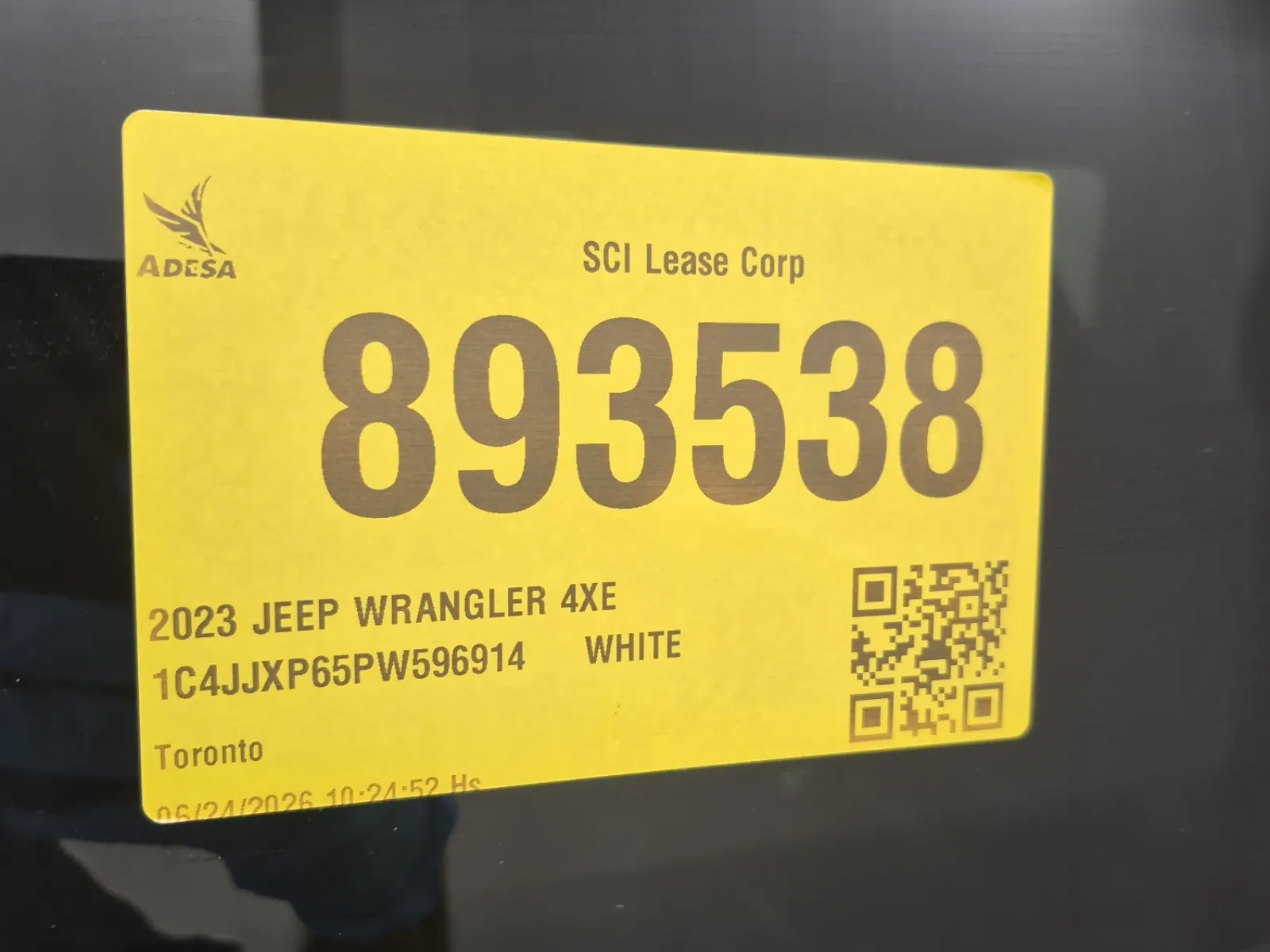 Inventory Label Photo