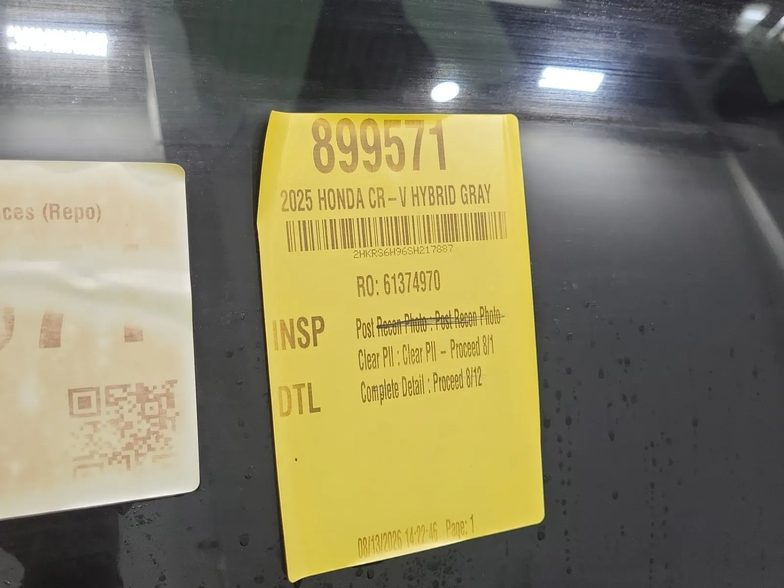 Inventory Label Photo