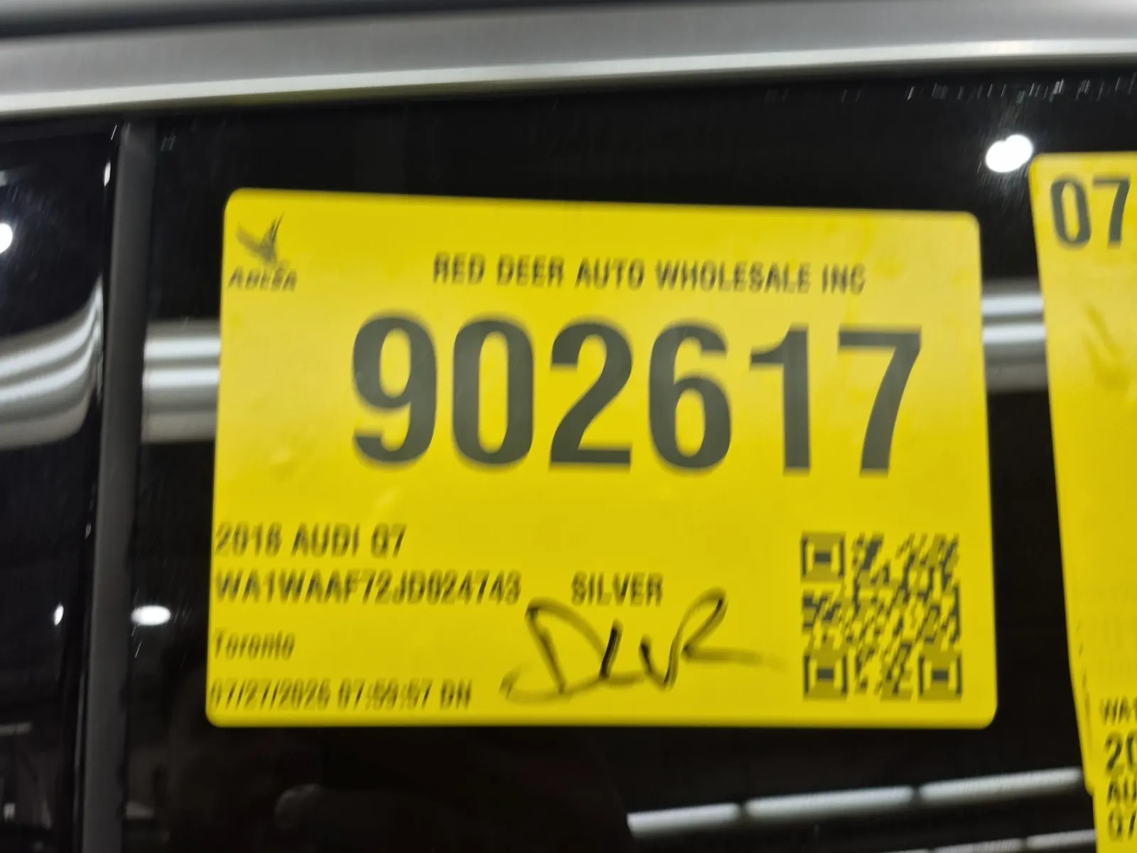 Inventory Label Photo