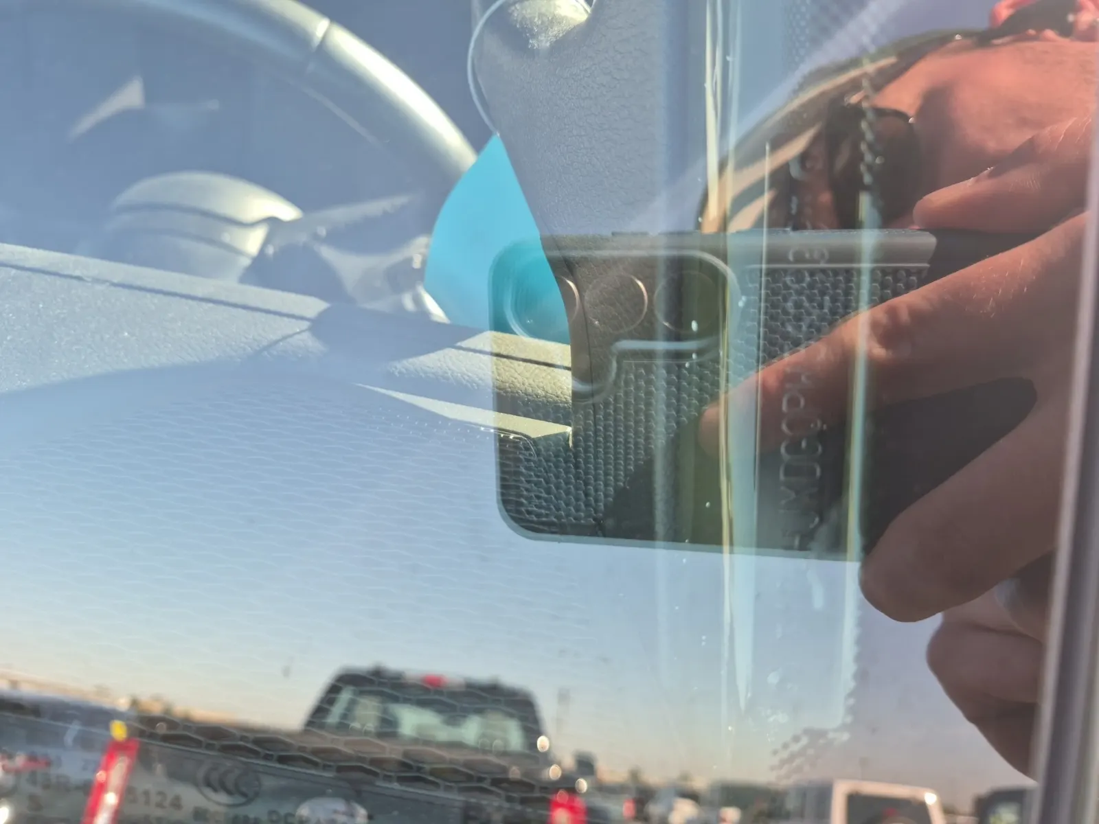 Dash VIN Plate Photo