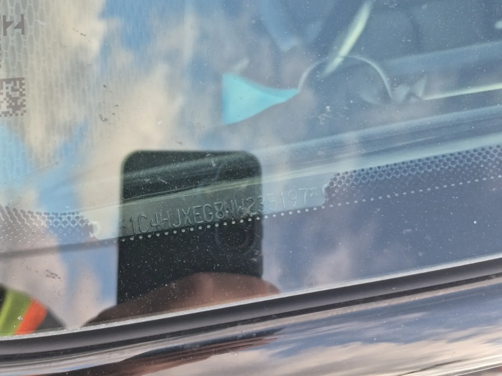 Dash VIN Plate Photo