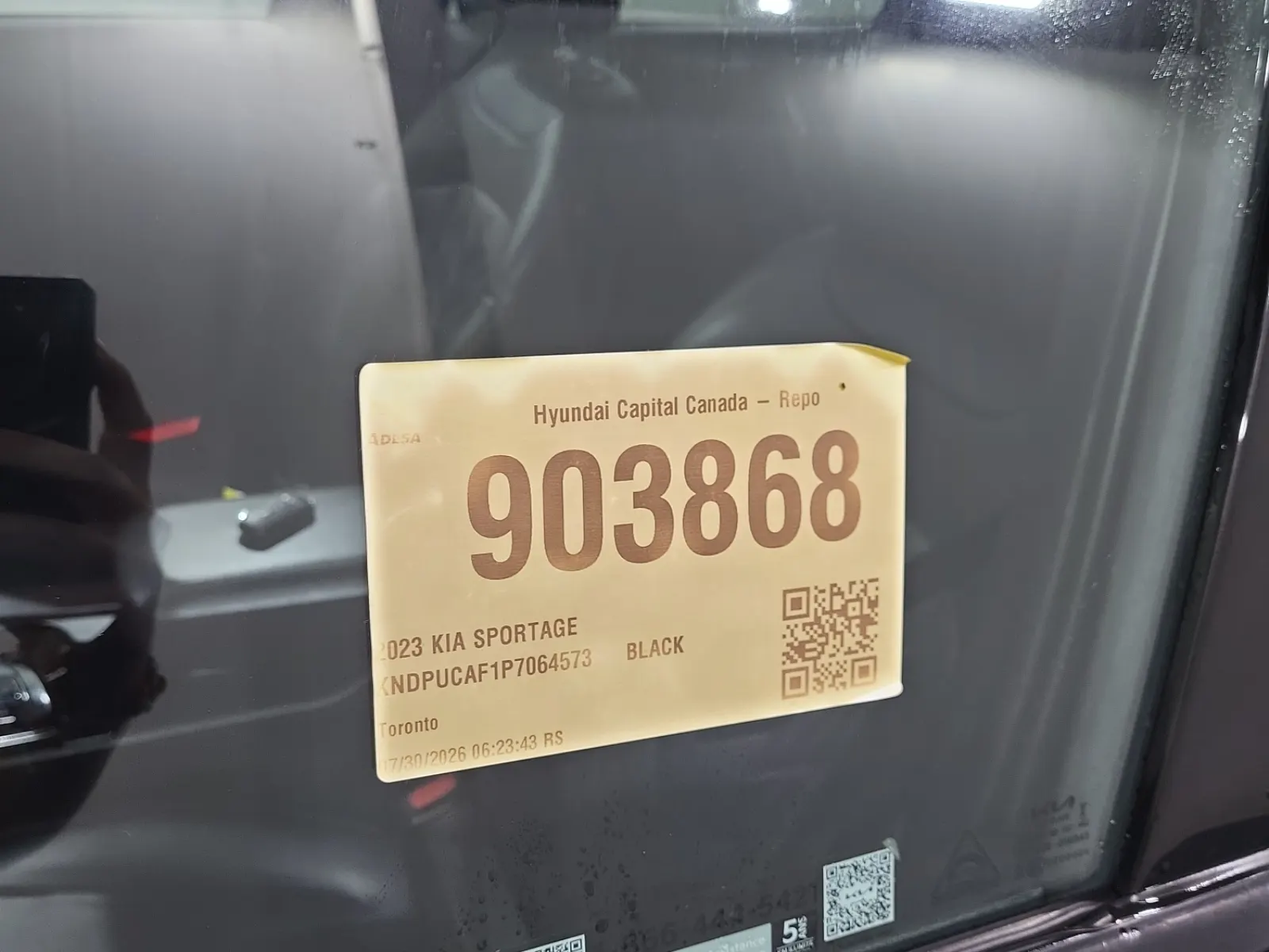 Inventory Label Photo
