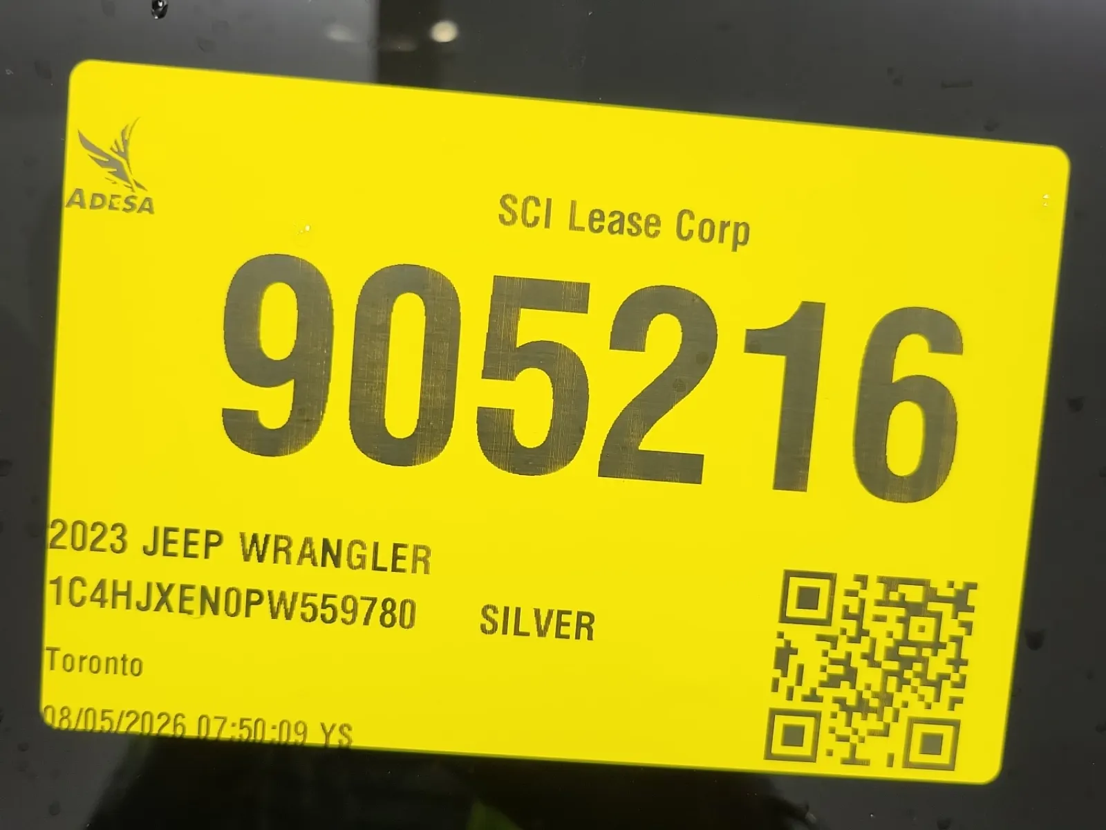 Inventory Label Photo