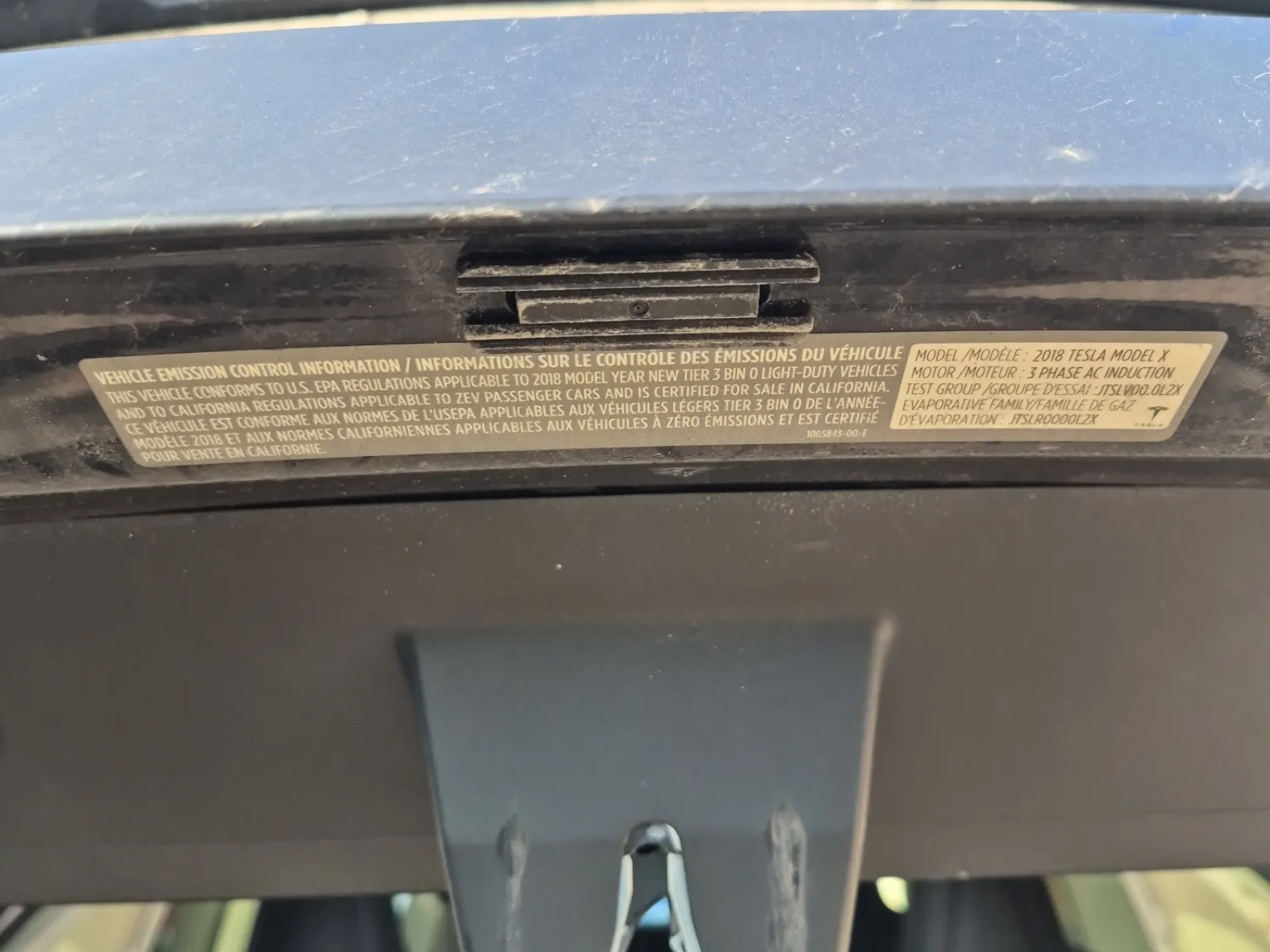 Emission Sticker Photo
