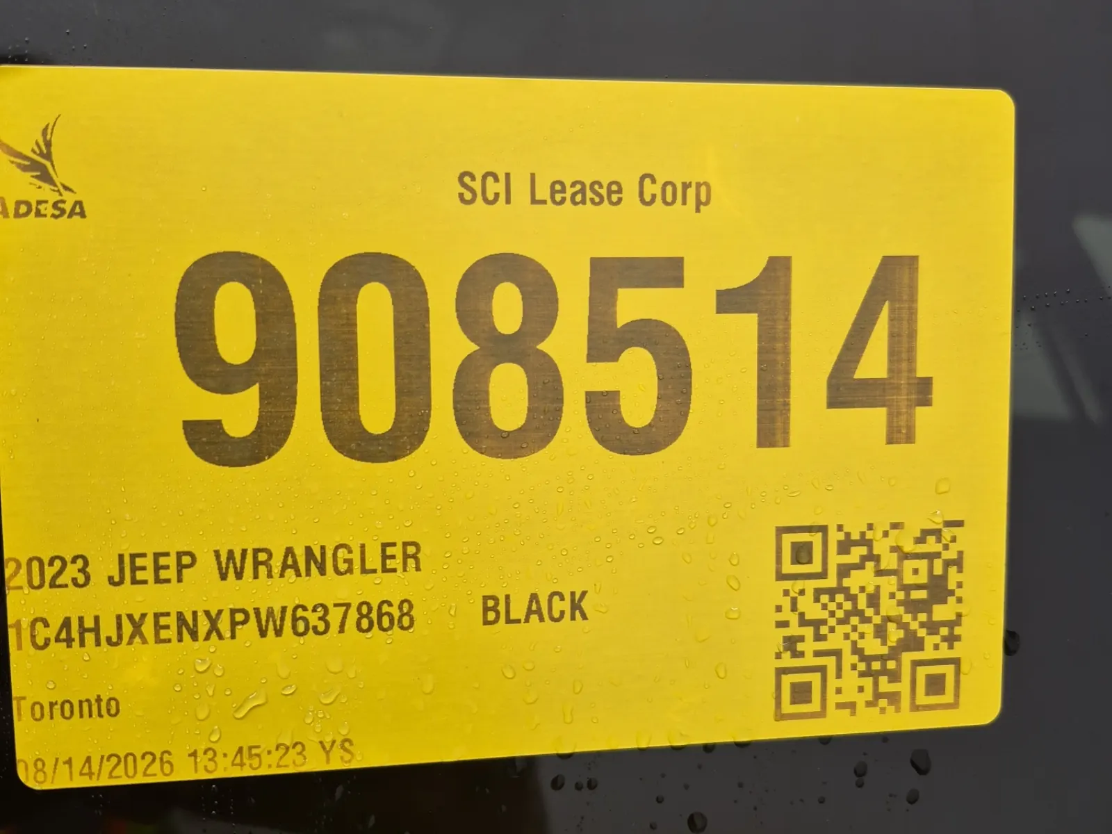 Inventory Label Photo