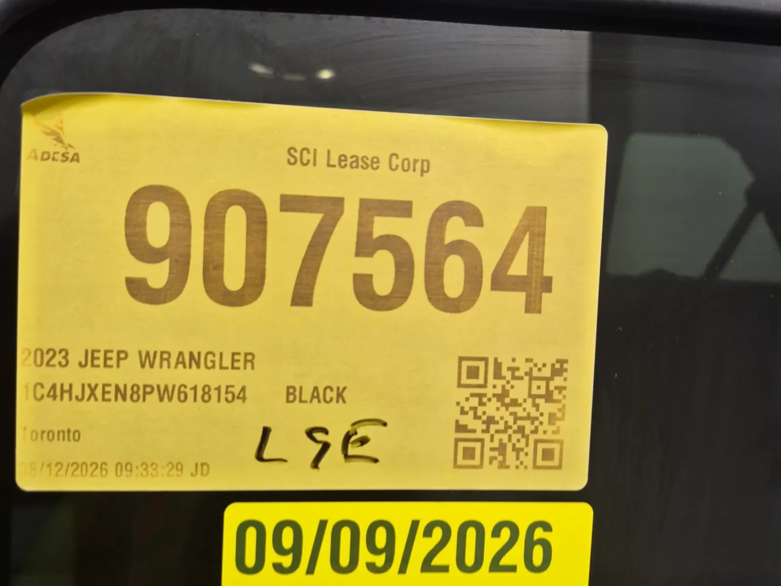 Inventory Label Photo