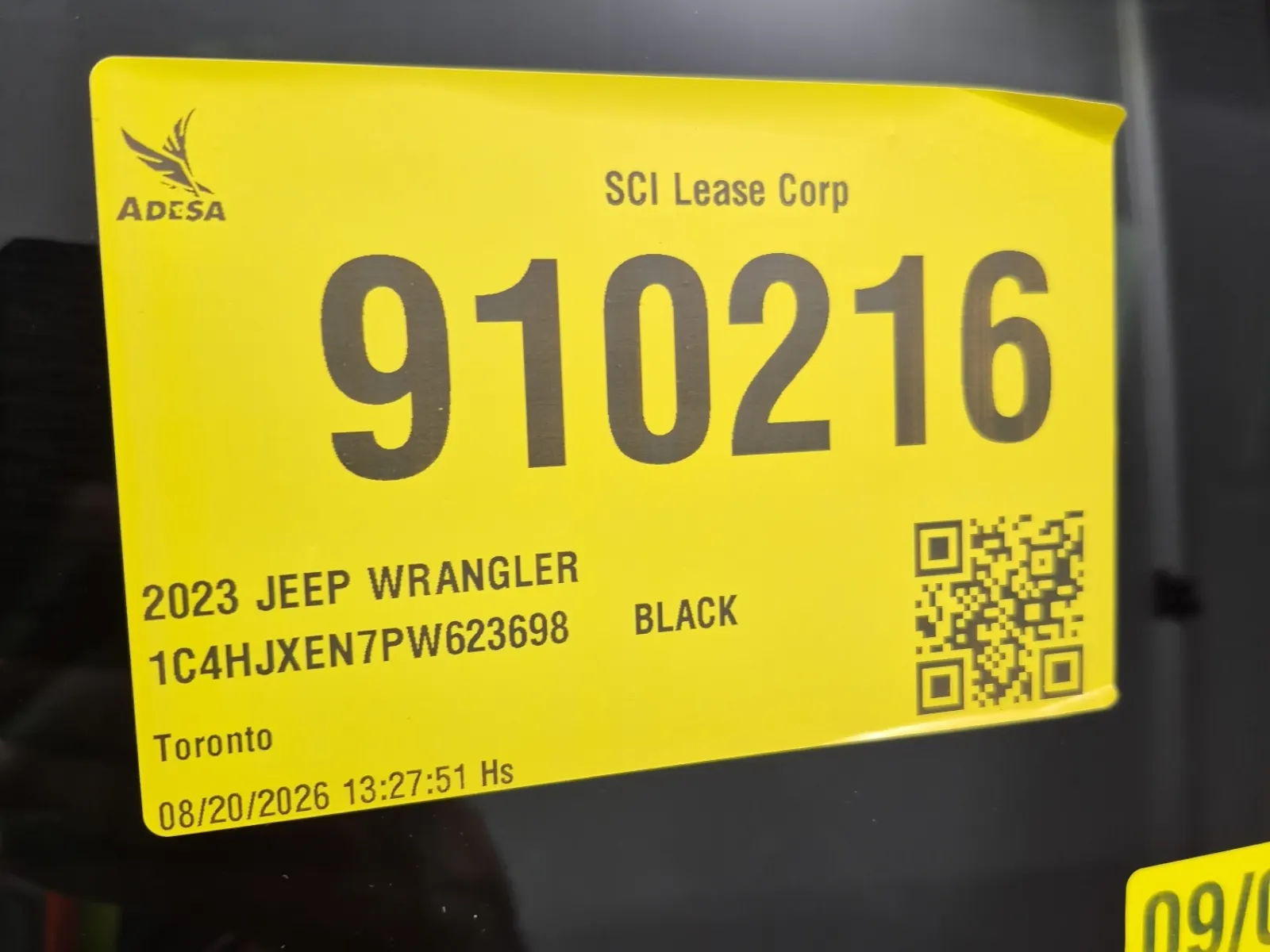 Inventory Label Photo
